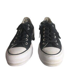 Converse Chuck Taylor All Star Platform Sneaker Women Size 6.5 Canvas Low Top